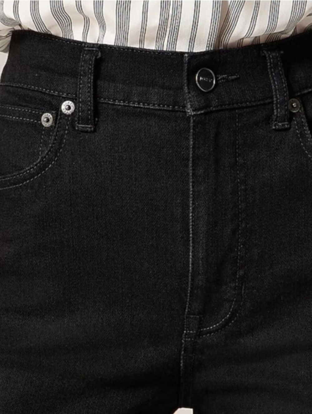 J. Crew Vintage Flare Jeans Petite 24 Black Rinse Nwot - Picture 4 of 7
